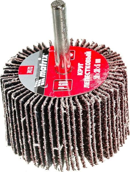 Шлифовальный круг Matrix лепестковый для дрели 74173