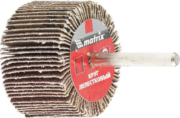 Шлифовальный круг Matrix лепестковый для дрели 74173