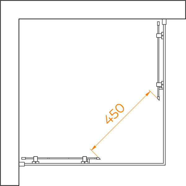 Душевой уголок RGW PA-030B / 3508103088-14