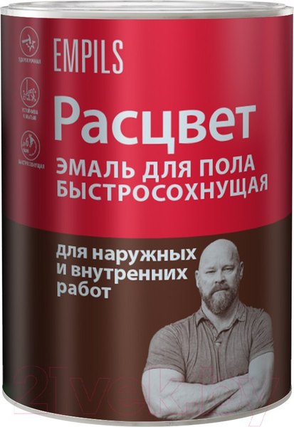 Эмаль Расцвет Для бетонных полов - фото