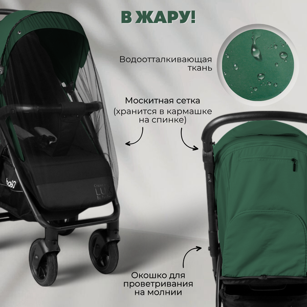 Детская прогулочная коляска Bubago Model Cross City Lux / BG 168-4