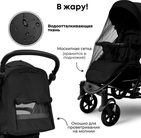 Детская прогулочная коляска Bubago Model One / BG 173-2