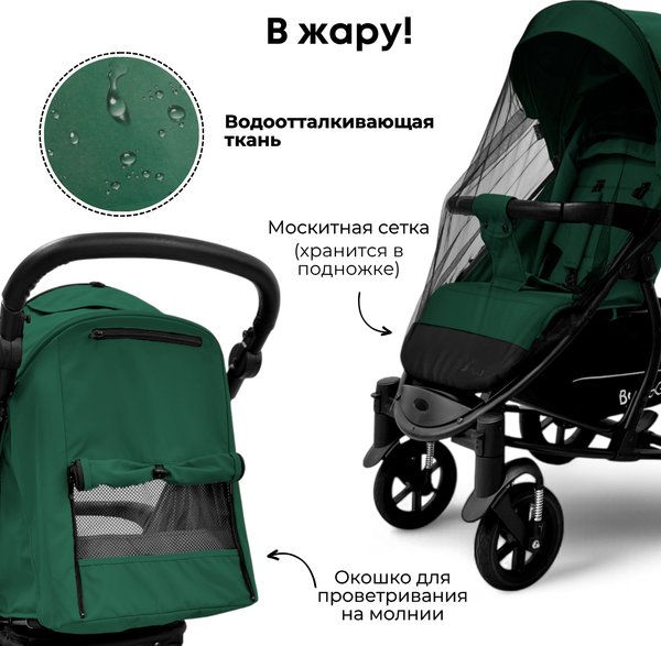 Детская прогулочная коляска Bubago Model One / BG 173-3