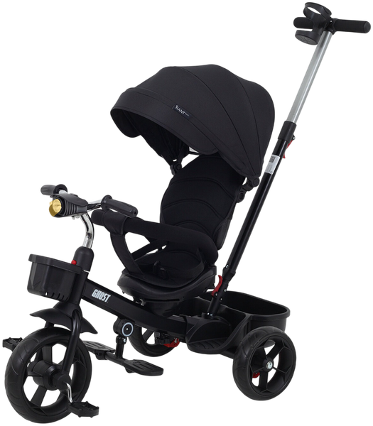 Трехколесный велосипед с ручкой Rant Basic Ghost / RB250 - фото