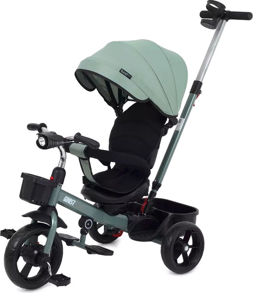 Трехколесный велосипед с ручкой Rant Basic Ghost / RB250 - фото