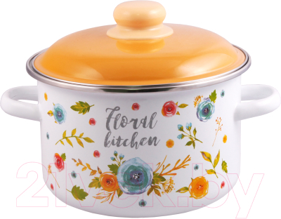 Кастрюля Appetite Floral Kitchen 6RD221M - фото