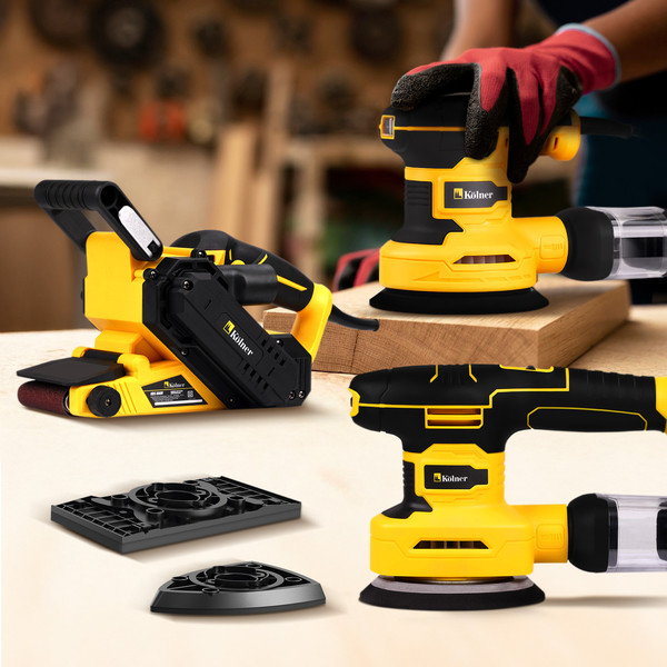 Эксцентриковая шлифовальная машина Kolner KFS 300V-3M
