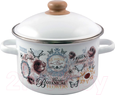 Кастрюля Appetite Roses 1RD201М - фото