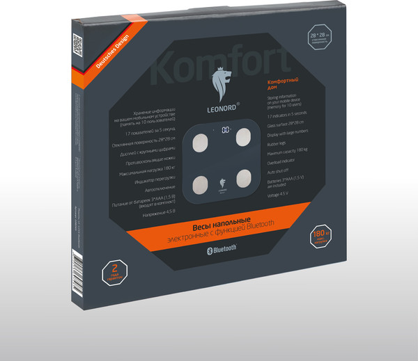 Напольные весы электронные Leonord LE-1216 Bluetooth