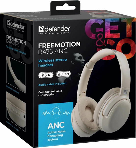 Беспроводные наушники Defender FreeMotion B475 ANC / 63475