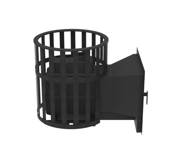 Печь-каменка Березка Воевода Флагман (сетчатый кожух)