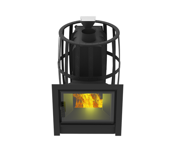 Печь-каменка Березка Воевода Флагман 20 (закрытая/сетчатый кожух)