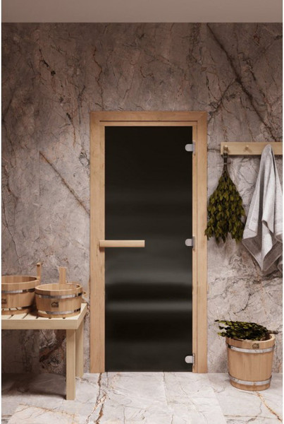 Стеклянная дверь для бани/сауны COOPER 70x190