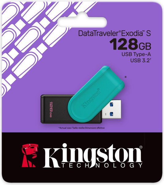 USB flash накопитель Kingston DTXS/128GB DataTraveler Exodia S