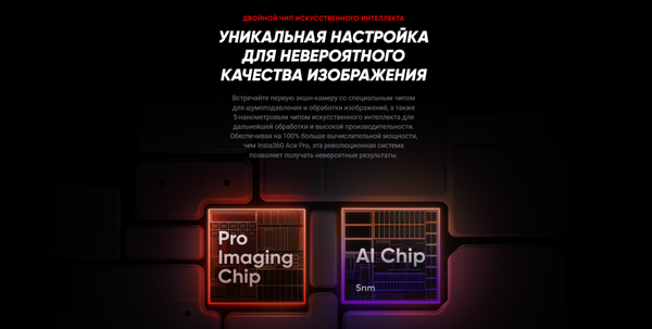 Экшн-камера Insta360 Ace Pro 2 dual battery панорамная