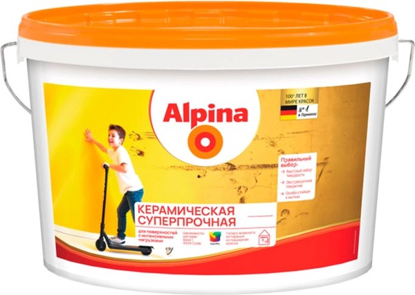 Краска Alpina Керамическая суперпрочная. База 1 - фото