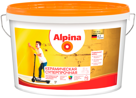 Краска Alpina Керамическая суперпрочная. База 3 - фото