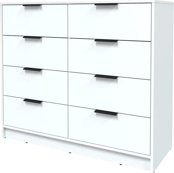 Комод Интерлиния Концепт КТ-К117 (белый платинум/белый платинум) - фото