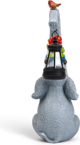 Садовая фигура-светильник Take It Easy Слоник с гномами / 10824132
