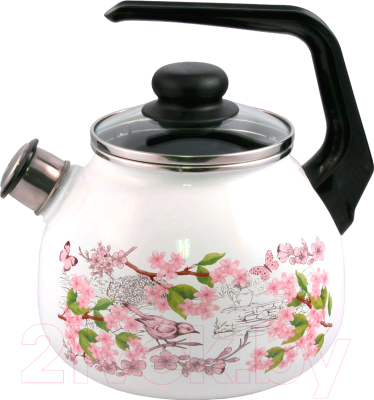 Чайник со свистком Appetite Bird 4с209я - фото