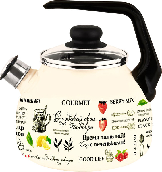Чайник со свистком Appetite Шедевры 4с209я - фото