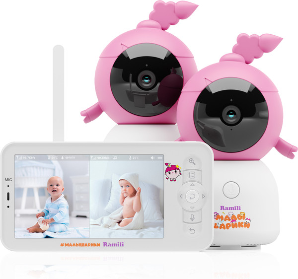 Видеоняня Ramili Baby. Нюша. Малышарики / RV100X2NUSHA