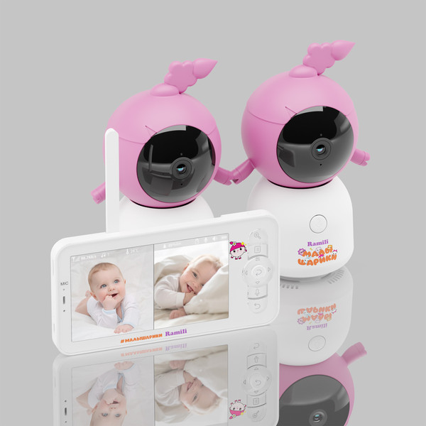 Видеоняня Ramili Baby. Нюша. Малышарики / RV100X2NUSHA