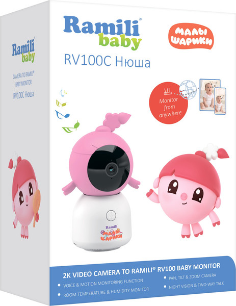Видеоняня Ramili Baby. Нюша. Малышарики / RV100CNUSHA