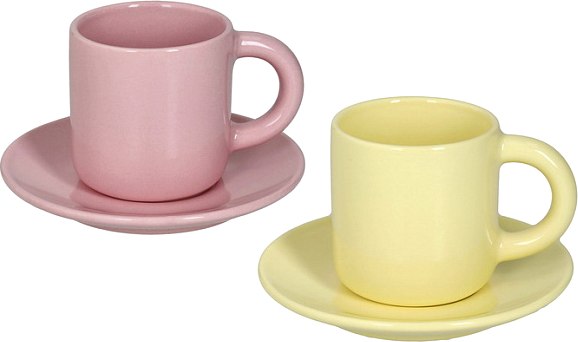 Набор для чая/кофе Andrea Fontebasso New Milk Colorblock / NL610012988 - фото