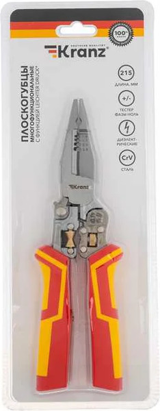 Плоскогубцы Kranz KR-12-4656-3