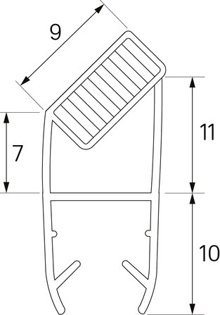 Уплотнители для душевой кабины IDDIS Optima Home 965S6M01DZ