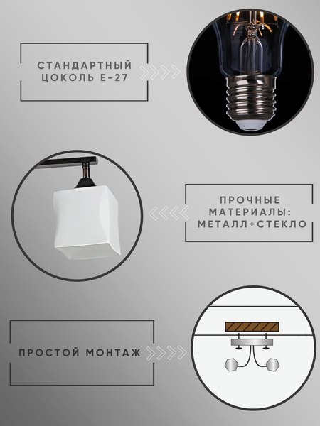 Потолочный светильник Aitin-Pro НПБ 02-2x60-101 / 33137/2
