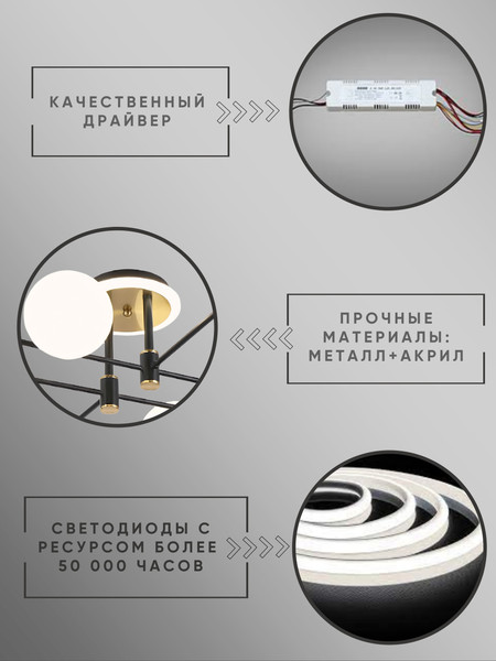 Люстра Aitin-Pro L73043/6T