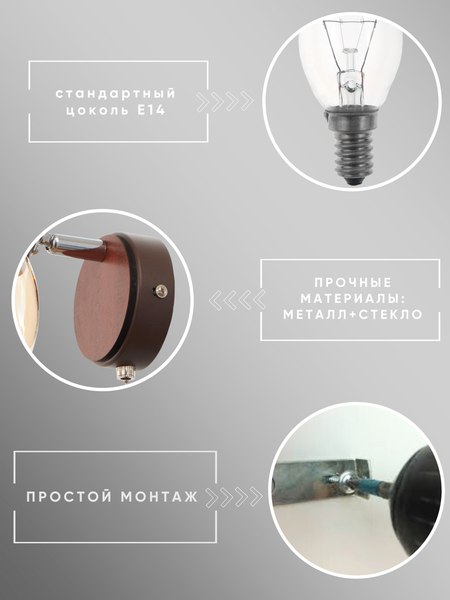 Бра Aitin-Pro НББ 03-60-101 / 7516/1