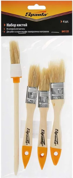 Набор кистей малярных Sparta 841135