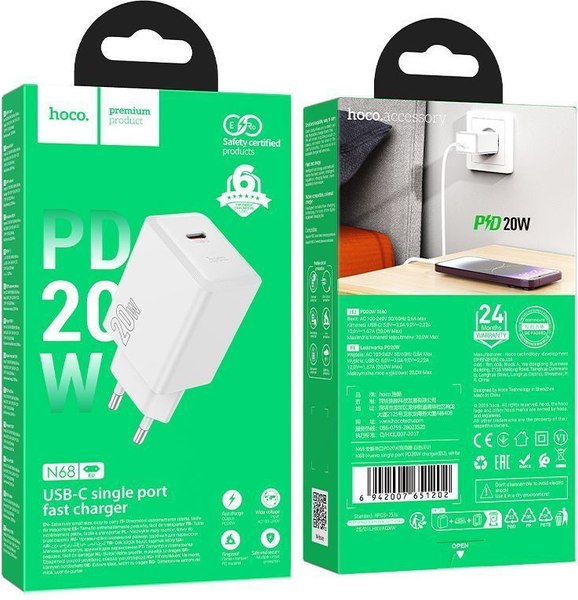 Адаптер питания сетевой Hoco N68