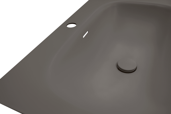 Тумба с умывальником ЗОВ Кито 70 / K70LW0MRM-M115B70 (белый/тростник)