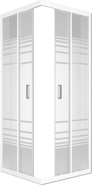 Душевой уголок МетаКам City Trend White 90x90x185 / 556637 - фото