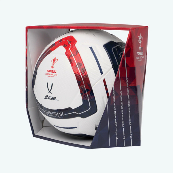 Футбольный мяч Jogel Meridian Elite Russian Cup Box