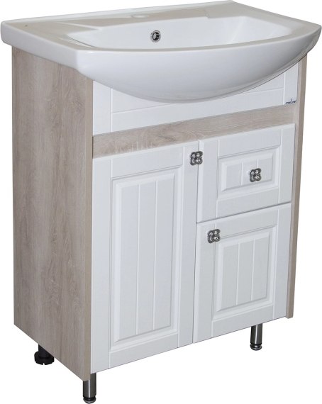 Тумба с умывальником Mixline Версаль 65 550332 + Best 65 / BST65SLWB01