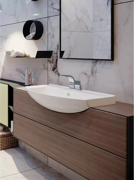 Тумба с умывальником Mixline Версаль 65 550332 + Best 65 / BST65SLWB01