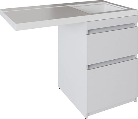 Тумба с умывальником Mixline Созвездие 56 542898 + Билл 120