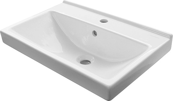 Тумба с умывальником Mixline Лайн-60 555462 + Luxe Fest 60 / FST60SLWB01