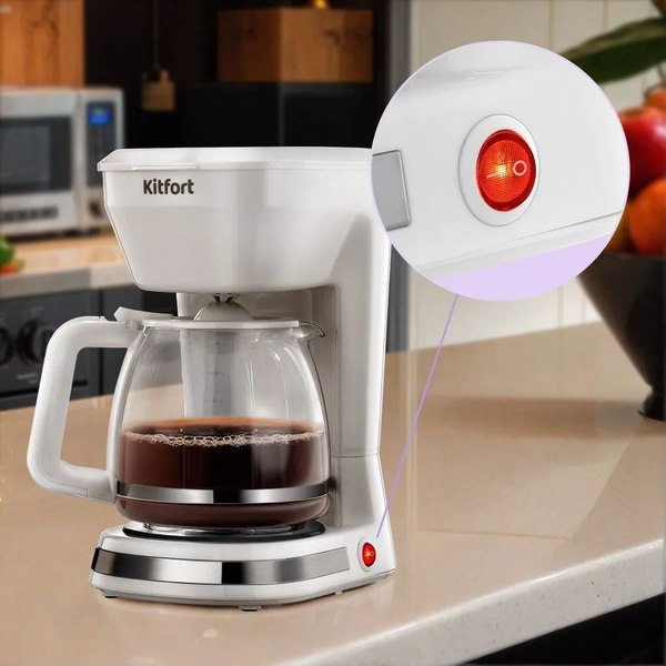 Капельная кофеварка Kitfort КТ-7538