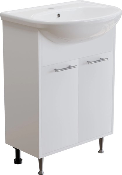 Тумба с умывальником Mixline АлАн-60 554983 + Уют 60