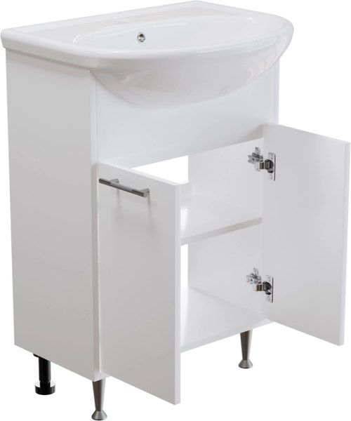 Тумба с умывальником Mixline АлАн-60 554983 + Уют 60