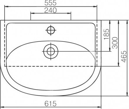 Тумба с умывальником Mixline АлАн-60 554983 + Уют 60