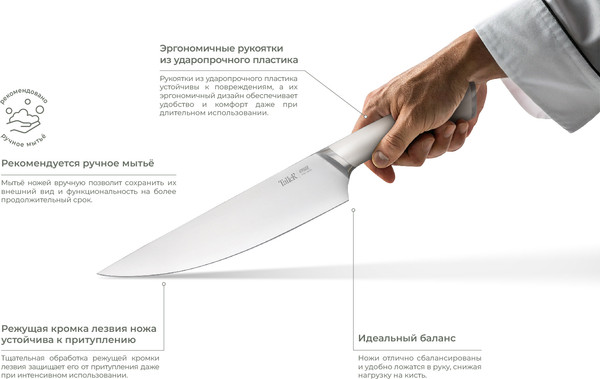 Набор ножей TalleR TR-22015