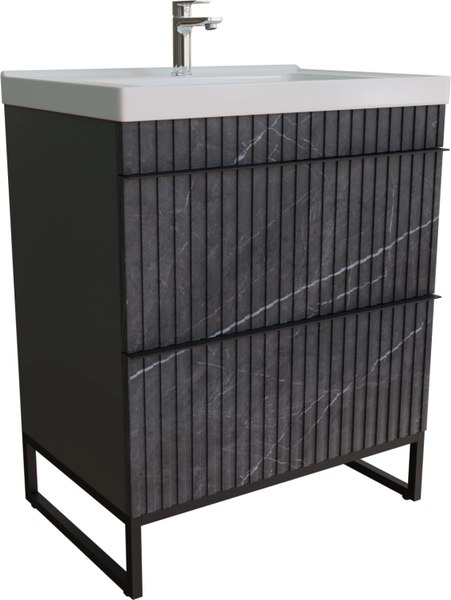 Тумба с умывальником Mixline Окленд 70 551729 + Grace 70 / 641600