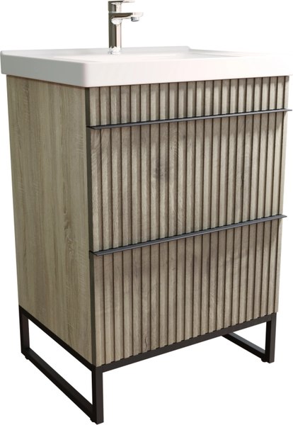 Тумба с умывальником Mixline Окленд 60 551717 + Grace 60 / 641587 - фото